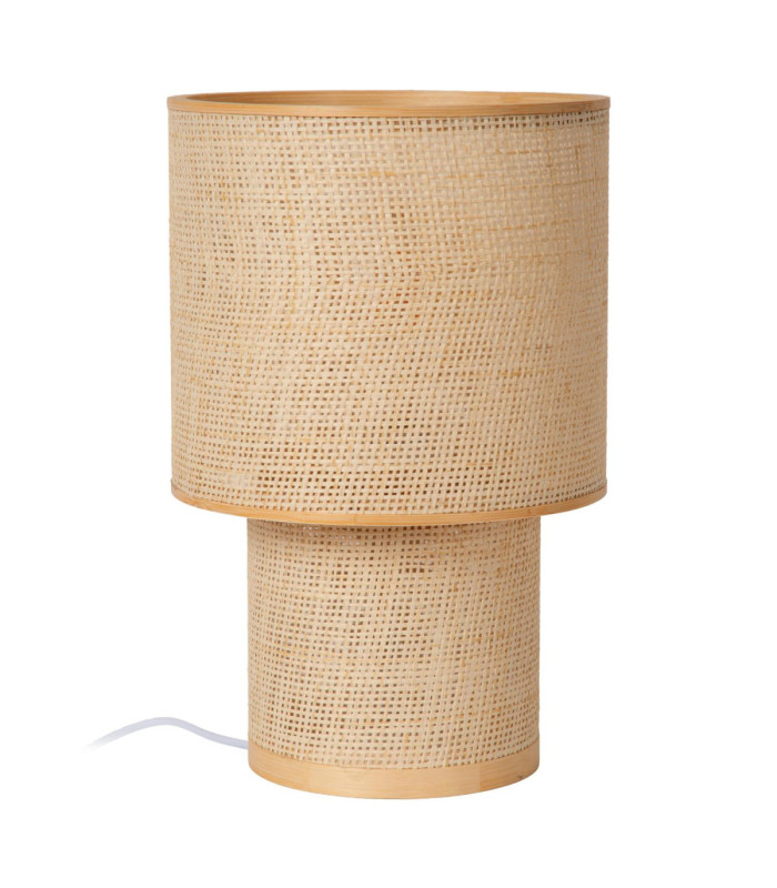 Lucide SALISBURY - Table lamp - Ø 20 cm - 1xE27 - Natural - Essential-2
