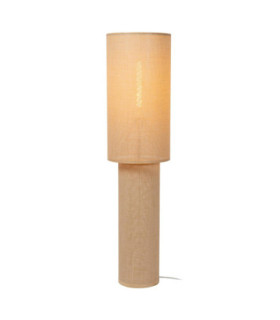 Lucide SALISBURY - Floor lamp - Ø 30 cm - 1xE27 - Natural - Essential-1