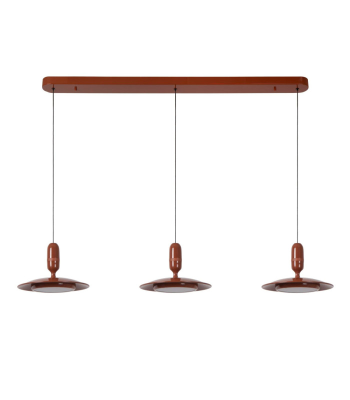 Lucide JOSEFINE - Pendant light - LED Dim. - CCT - 3x11W 2200K/3000K - Cream - Vibes-2