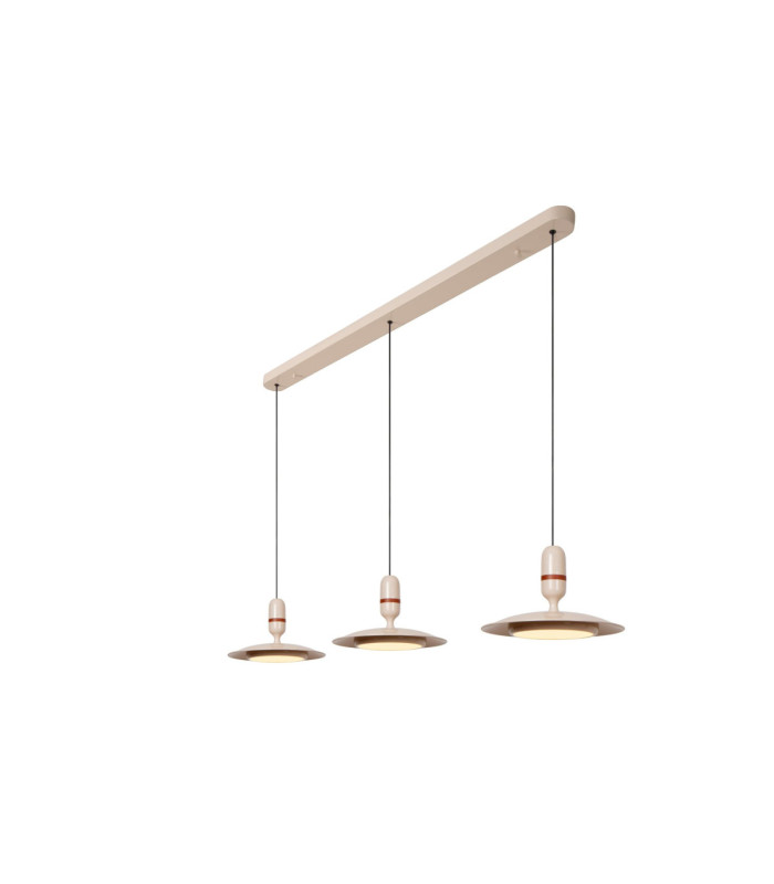 Lucide JOSEFINE - Pendant light - LED Dim. - CCT - 3x11W 2200K/3000K - Cream - Vibes-4