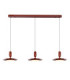 Lucide JOSEFINE - Pendant light - LED Dim. - CCT - 3x11W 2200K/3000K - Terracotta - Vibes-1
