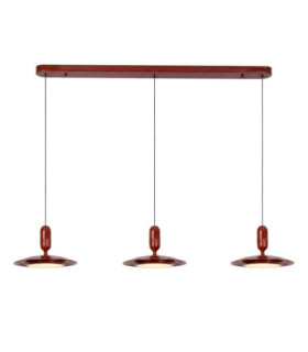 Lucide JOSEFINE - Pendant light - LED Dim. - CCT - 3x11W 2200K/3000K - Terracotta - Vibes-1