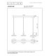Lucide JOSEFINE - Pendant light - LED Dim. - CCT - 3x11W 2200K/3000K - Terracotta - Vibes-6