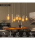 Lucide LAMBRES - Pendant light - 6xE27 - Taupe-3