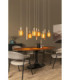 Lucide LAMBRES - Pendant light - 6xE27 - Taupe-4