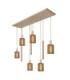 Lucide LAMBRES - Pendant light - 6xE27 - Taupe-9