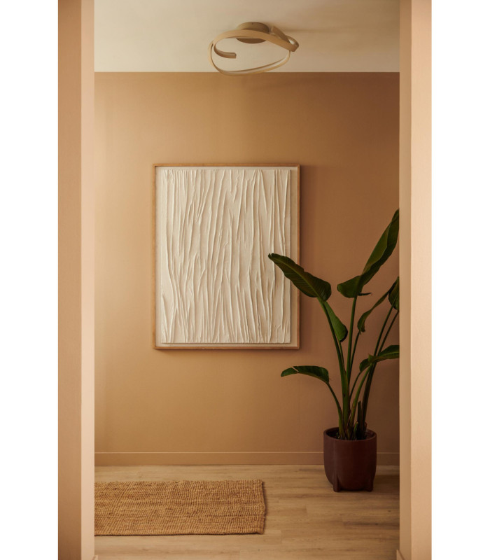Lucide MENUET - Flush ceiling light - Ø 60 cm - LED Dim. - CCT - 1x46W 2200K/3000K - Taupe - Premium-5