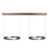 Lucide LIANE - Pendant light - LED Dim. - CCT - 2x45W 2700K/4000K - Rust Brown - Vibes-2