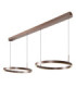Lucide LIANE - Pendant light - LED Dim. - CCT - 2x45W 2700K/4000K - Rust Brown - Vibes-6