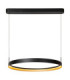 Lucide RADIANT - Pendant light - LED Dim. - CCT - 1x60W 2200K/4000K - Black - Vibes-1