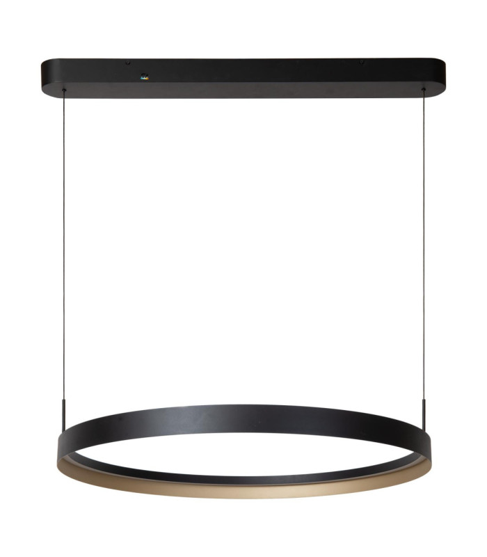 Lucide RADIANT - Pendant light - LED Dim. - CCT - 1x60W 2200K/4000K - Black - Vibes-2