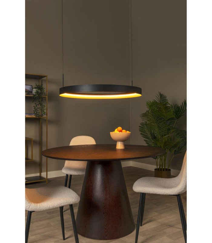 Lucide RADIANT - Pendant light - LED Dim. - CCT - 1x60W 2200K/4000K - Black - Vibes-4
