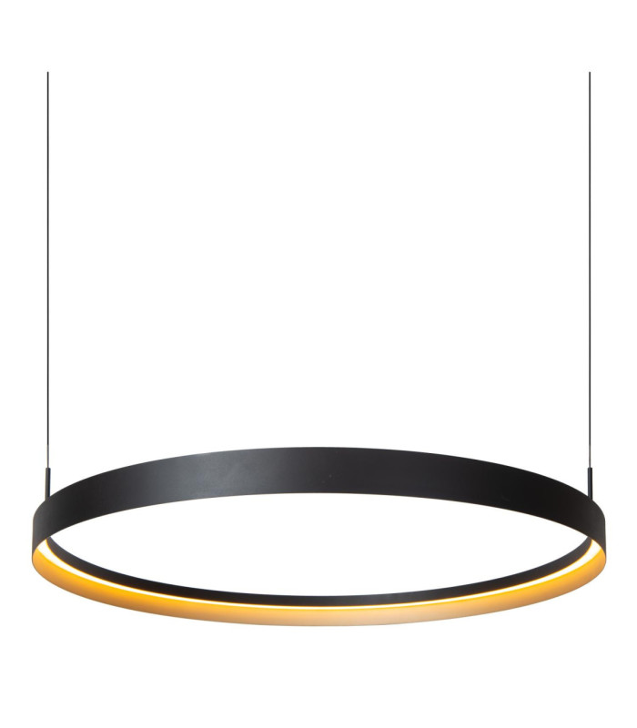 Lucide RADIANT - Pendant light - LED Dim. - CCT - 1x60W 2200K/4000K - Black - Vibes-5