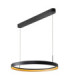 Lucide RADIANT - Pendant light - LED Dim. - CCT - 1x60W 2200K/4000K - Black - Vibes-6