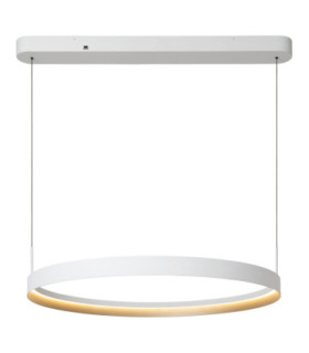 Lucide RADIANT - Pendant light - LED Dim. - CCT - 1x60W 2200K/3000K - White - Vibes-1