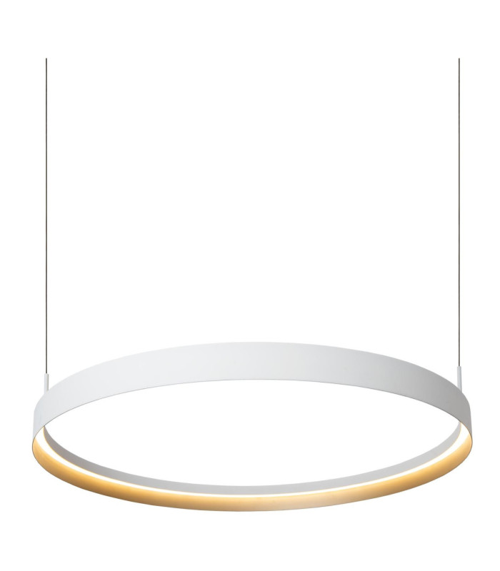 Lucide RADIANT - Pendant light - LED Dim. - CCT - 1x60W 2200K/3000K - White - Vibes-3