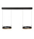 Lucide RADIANT - Pendant light - LED Dim. - CCT - 2x38W 2200K/3000K - Black - Vibes-2