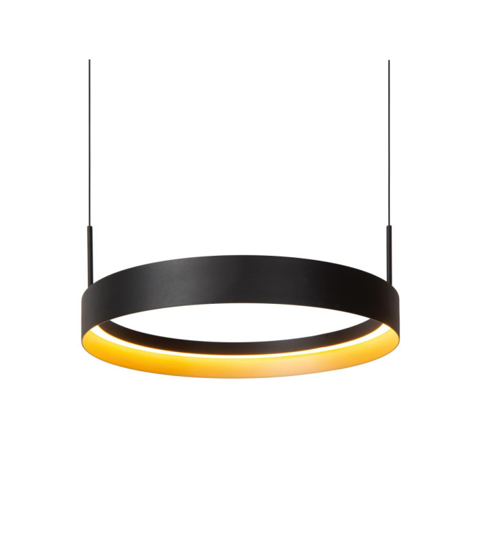 Lucide RADIANT - Pendant light - LED Dim. - CCT - 2x38W 2200K/3000K - Black - Vibes-5
