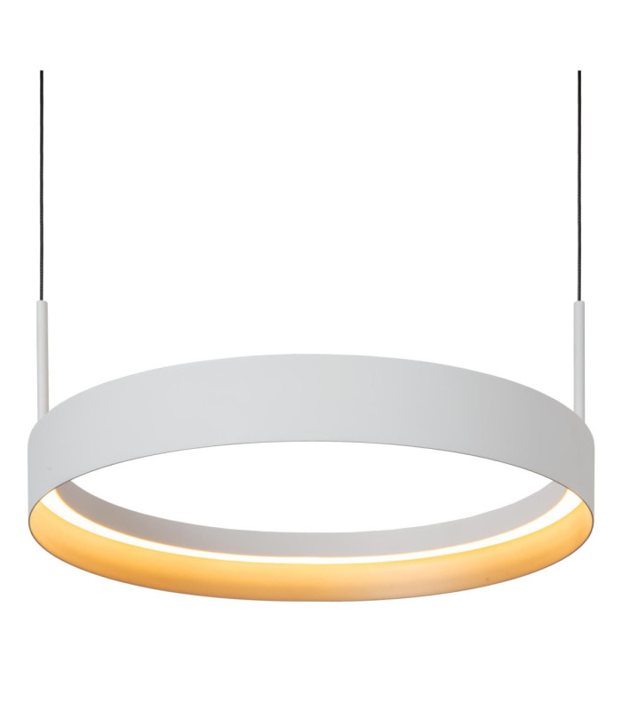 Lucide RADIANT - Pendant light - LED Dim. - CCT - 2x38W 2200K/3000K - White - Vibes-3
