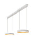 Lucide RADIANT - Pendant light - LED Dim. - CCT - 2x38W 2200K/3000K - White - Vibes-6