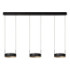 Lucide RADIANT - Pendant light - LED Dim. - CCT - 3x18.6W 2200K/3000K - Black - Vibes-2