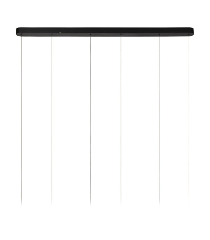 Lucide RADIANT - Pendant light - LED Dim. - CCT - 3x18.6W 2200K/3000K - Black - Vibes-4