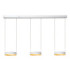 Lucide RADIANT - Pendant light - LED Dim. - CCT - 3x18.6W 2200K/3000K - White - Vibes-1