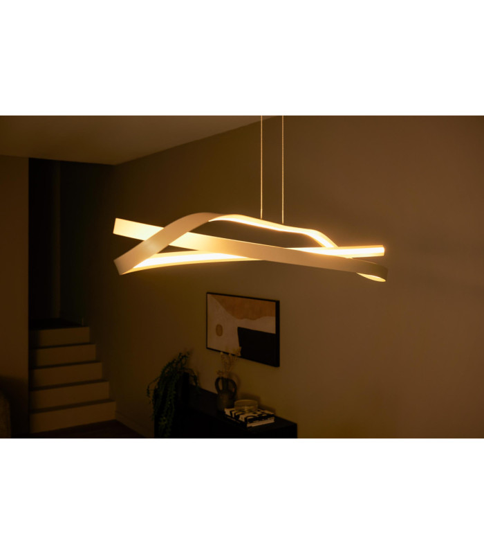 Lucide MENUET - Pendant light - LED Dim. - CCT - 1x46W 2200K/3000K - Taupe - Premium-6