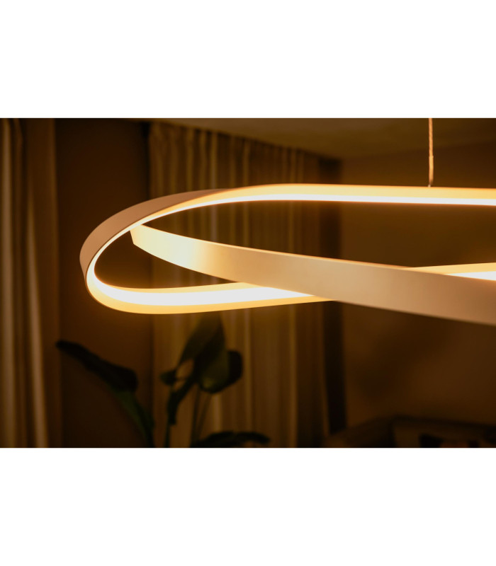 Lucide MENUET - Pendant light - LED Dim. - CCT - 1x46W 2200K/3000K - Taupe - Premium-7