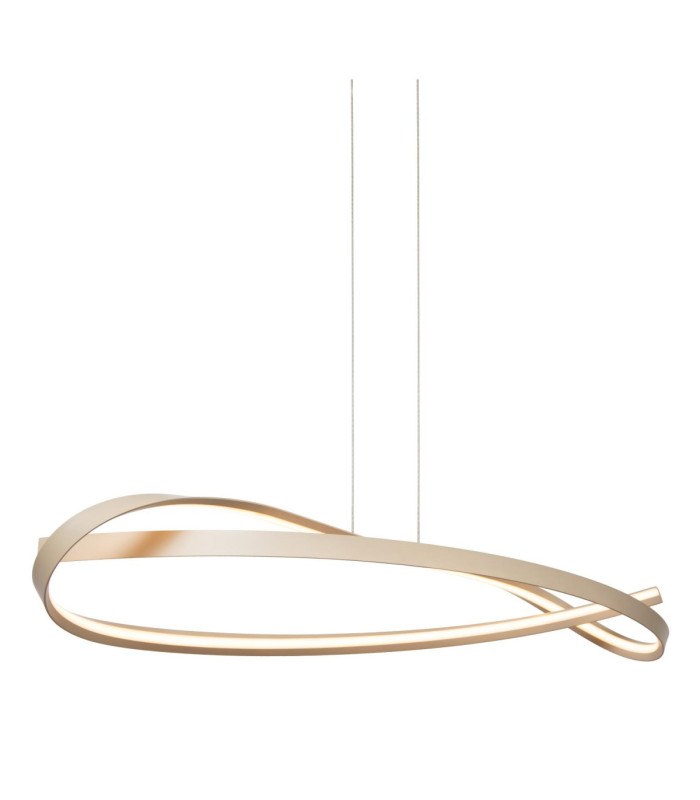 Lucide MENUET - Pendant light - LED Dim. - CCT - 1x46W 2200K/3000K - Taupe - Premium-8