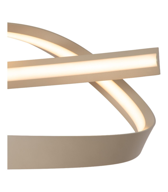 Lucide MENUET - Pendant light - LED Dim. - CCT - 1x46W 2200K/3000K - Taupe - Premium-10