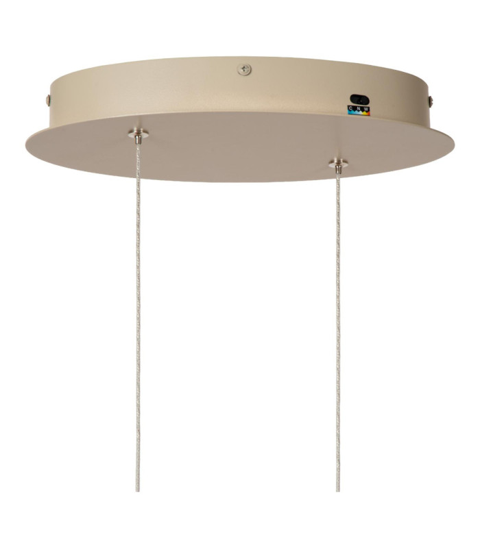 Lucide MENUET - Pendant light - LED Dim. - CCT - 1x46W 2200K/3000K - Taupe - Premium-11