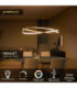 Lucide MENUET - Pendant light - LED Dim. - CCT - 1x58W 2200K/3000K - Taupe - Premium-3