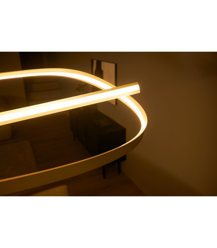 Lucide MENUET - Pendant light - LED Dim. - CCT - 1x58W 2200K/3000K - Taupe - Premium-6