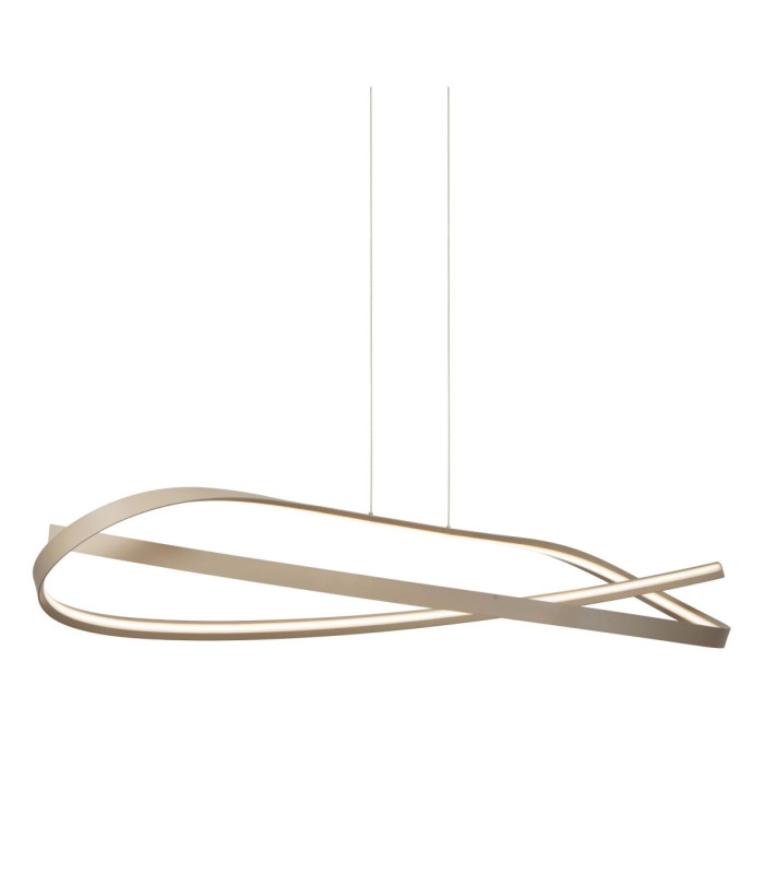 Lucide MENUET - Pendant light - LED Dim. - CCT - 1x58W 2200K/3000K - Taupe - Premium-8