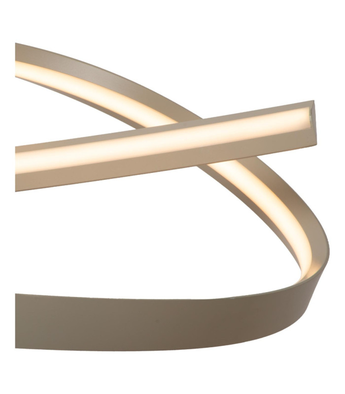 Lucide MENUET - Pendant light - LED Dim. - CCT - 1x58W 2200K/3000K - Taupe - Premium-9