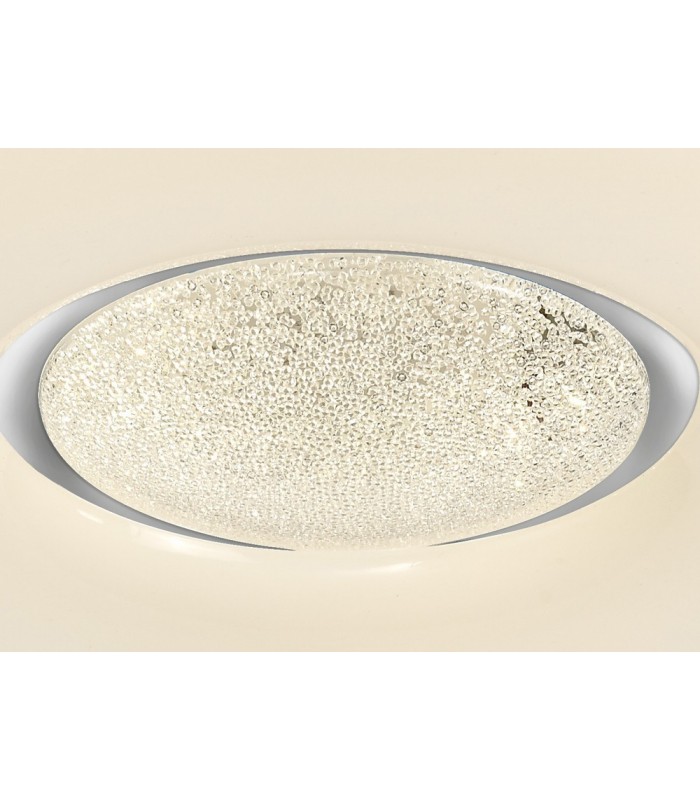 Flush Ceiling, 1 x 24W LED, CCT Switchable 3000, 4000, 6000K, 2032lm, Opal White - 7