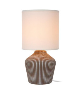 Lucide FILIZ - Table lamp - Ø 16 cm - 1xE14 - Taupe - Essential-1