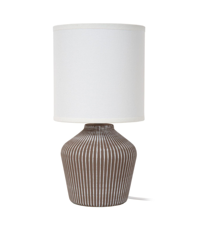 Lucide FILIZ - Table lamp - Ø 16 cm - 1xE14 - Taupe - Essential-2