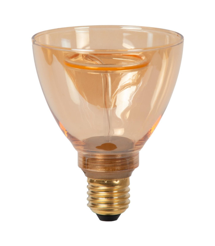 Lucide GO90 - Filament bulb - Ø 9 cm - LED Dim. - E27 - 1x3.5W 2200K - Amber-2