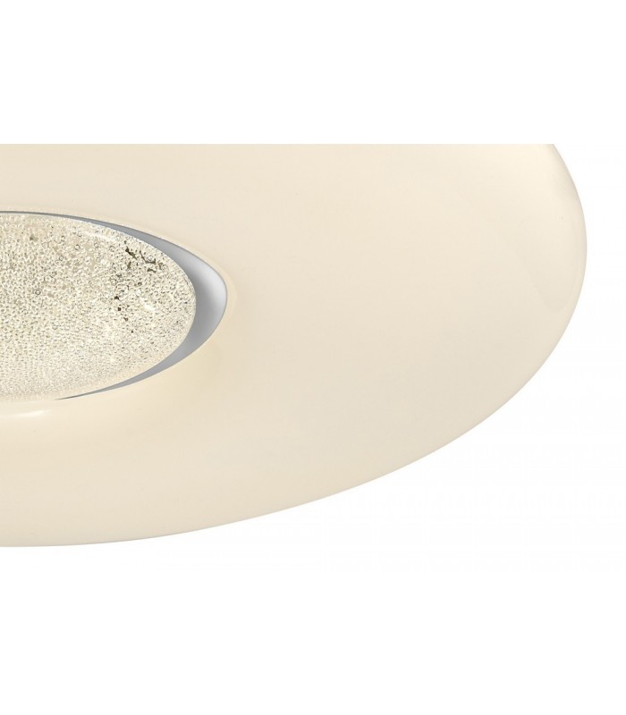 Flush Ceiling, 1 x 24W LED, CCT Switchable 3000, 4000, 6000K, 2032lm, Opal White - 8
