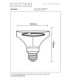 Lucide GO100 - Filament bulb - Ø 10 cm - LED Dim. - E27 - 1x4W 2200K - Amber-3