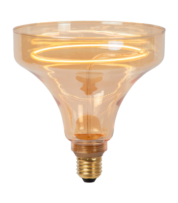 Lucide GO150 - Filament bulb - Ø 15 cm - LED Dim. - E27 - 1x4W 2200K - Amber-1