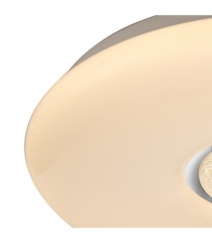 Flush Ceiling, 1 x 24W LED, CCT Switchable 3000, 4000, 6000K, 2032lm, Opal White - 9