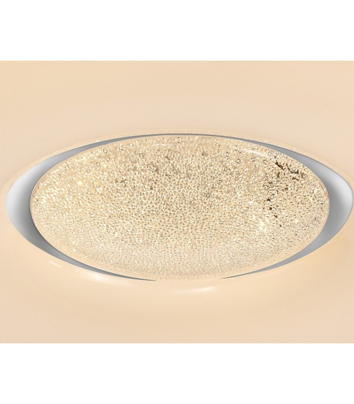 Flush Ceiling, 1 x 24W LED, CCT Switchable 3000, 4000, 6000K, 2032lm, Opal White - 10