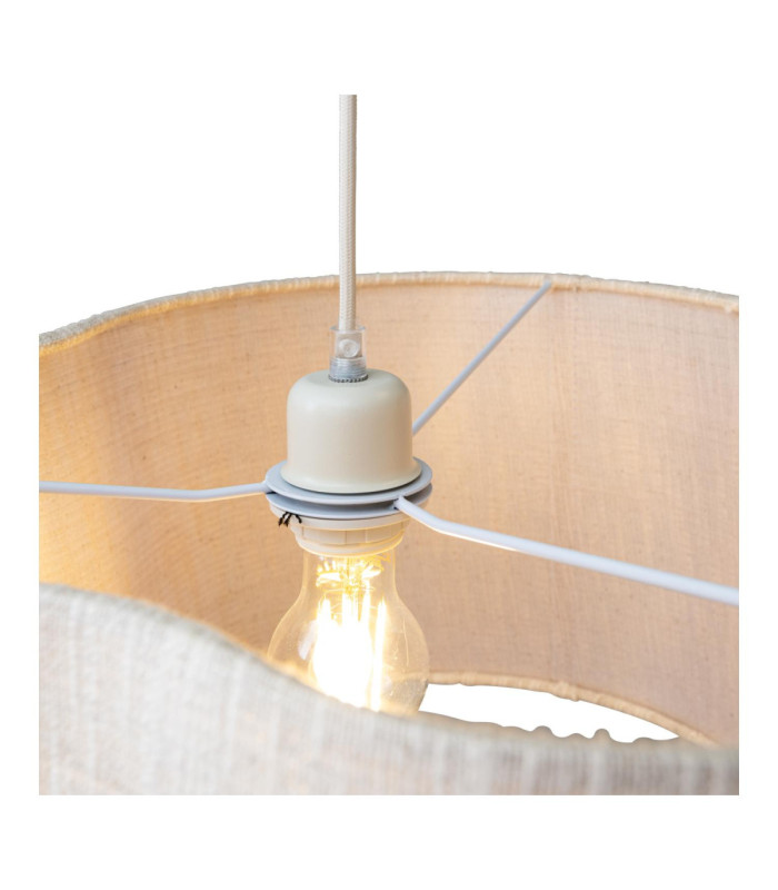 Lucide CHANTAL - Pendant - 4xE27 - Cream - Essential-5