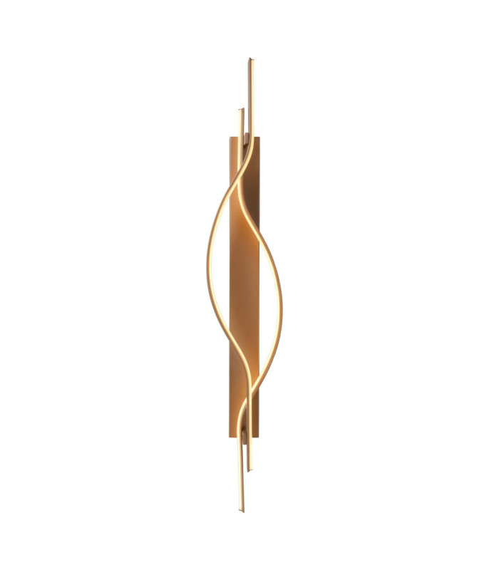 Lucide LAMBADA - Wall light - LED Dim. - 1x20W 2700K - Champagne Color - Premium-1