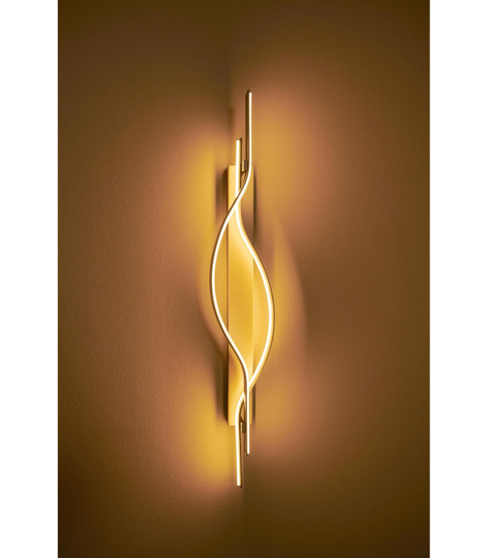 Lucide LAMBADA - Wall light - LED Dim. - 1x20W 2700K - Champagne Color - Premium-5