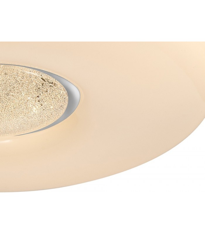 Flush Ceiling, 1 x 24W LED, CCT Switchable 3000, 4000, 6000K, 2032lm, Opal White - 11