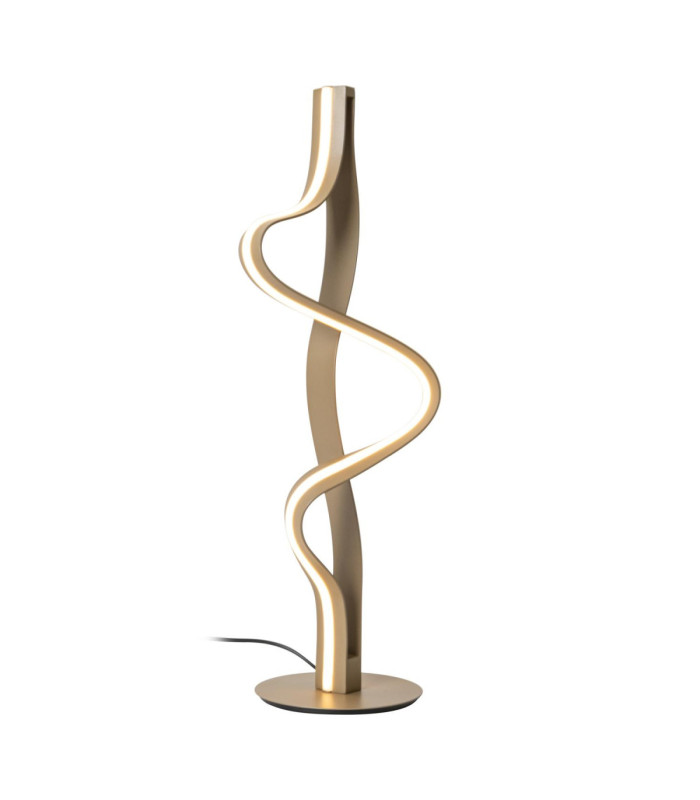 Lucide LAMBADA - Table lamp - LED Dim. - 1x19W 2700K - Champagne Color - Premium-1